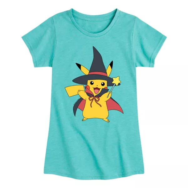 Футболка с изображением ведьмы Покемон Пикачу для девочек 7-16 лет Licensed Character, синий
Футболка с изображением ведьмы Покемон Пикачу для девочек 7-16 лет Licensed Character, синий