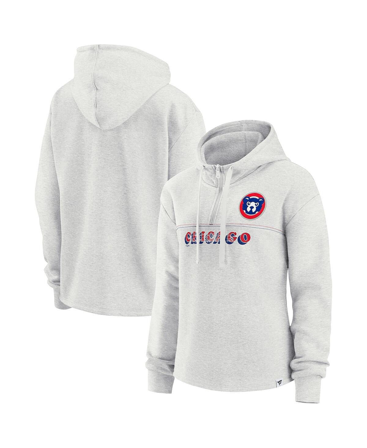 Женская фирменная овсяная толстовка Chicago Cubs True Classics Legacy с молнией четверть Fanatics
Женская фирменная овсяная толстовка Chicago Cubs True Classics Legacy с молнией четверть Fanatics