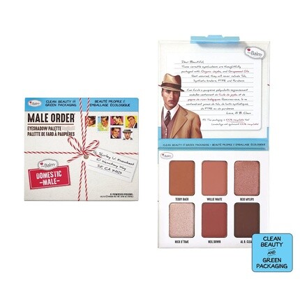 Мужская палитра теней для век Domestic Male, Thebalm
Мужская палитра теней для век Domestic Male, Thebalm