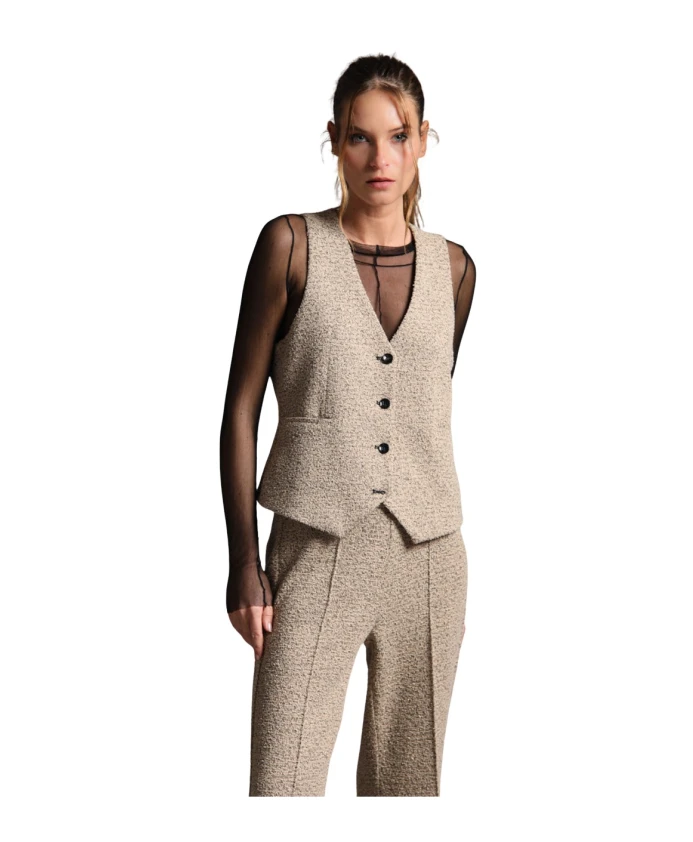 Женский жилет Bouclã из трикотажа бежевого цвета Mason'S, бежевый
Женский жилет Bouclã из трикотажа бежевого цвета Mason'S, бежевый