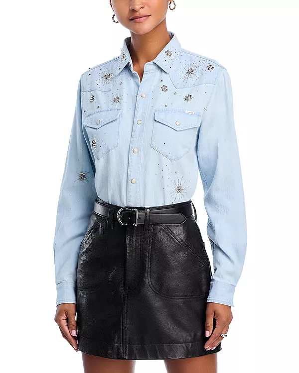 Джинсовая рубашка "Все мои бывшие" Mother, синий
Джинсовая рубашка "Все мои бывшие" Mother, синий