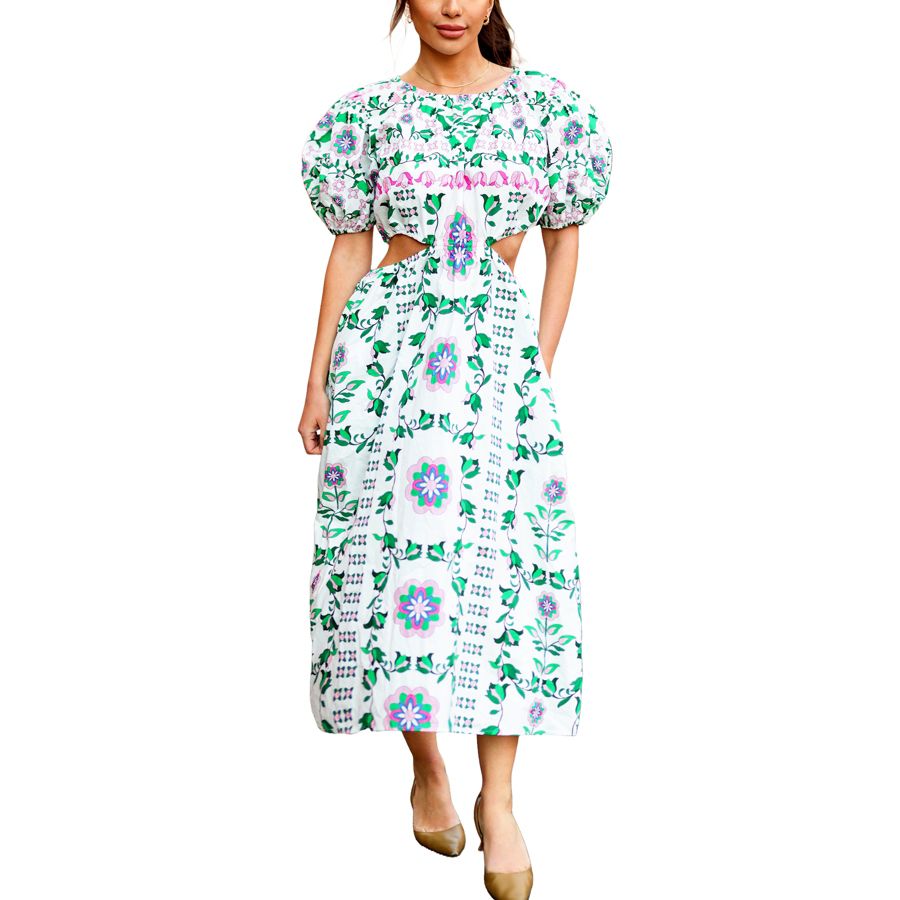 Платье миди Danielle Green Garden Jessie Zhao New York, Green and white
Платье миди Danielle Green Garden Jessie Zhao New York, Green and white