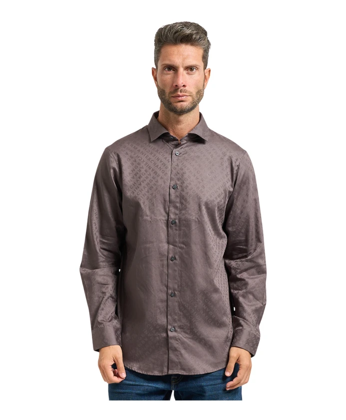 Рубашка с длинными рукавами и принтом логотипа, серая. Armani Exchange, серый
Рубашка с длинными рукавами и принтом логотипа, серая. Armani Exchange, серый