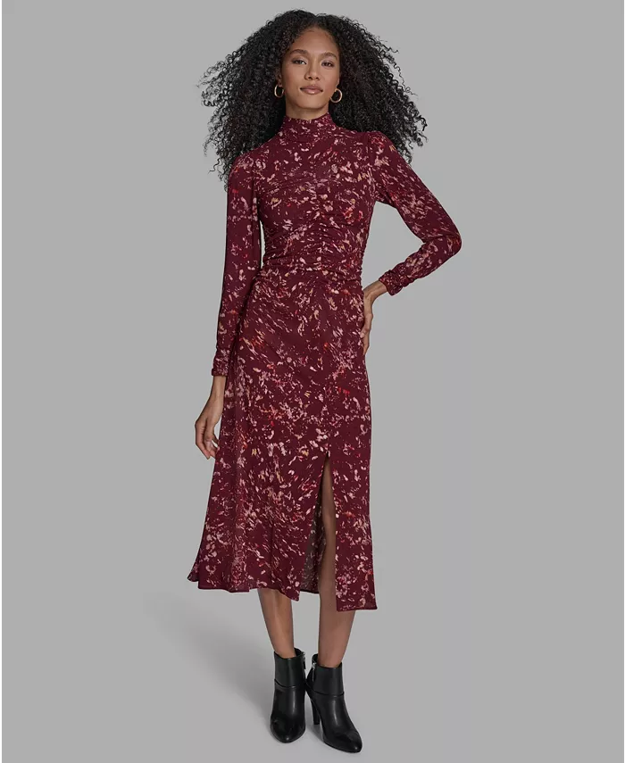 Женское платье макси с принтом и воротником стойкой Bcbg, красный
Женское платье макси с принтом и воротником стойкой Bcbg, красный