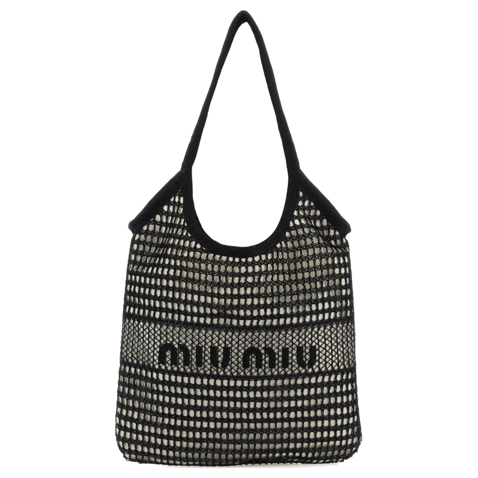 Пряжа с льняной сумкой MIU MIU женская черная
Пряжа с льняной сумкой MIU MIU женская черная