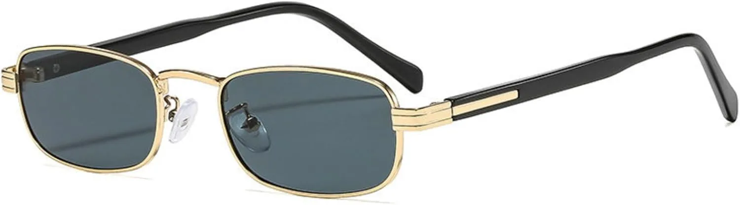 Солнцезащитные очки Willochra в стиле ретро, маленькие, прямоугольные, в стиле 90-х, для женщин, узкая модная металлическая оправа, защита от УФ-излучения, C2
Солнцезащитные очки Willochra в стиле ретро, маленькие, прямоугольные, в стиле 90-х, для женщин, узкая модная металлическая оправа, защита от УФ-излучения, C2