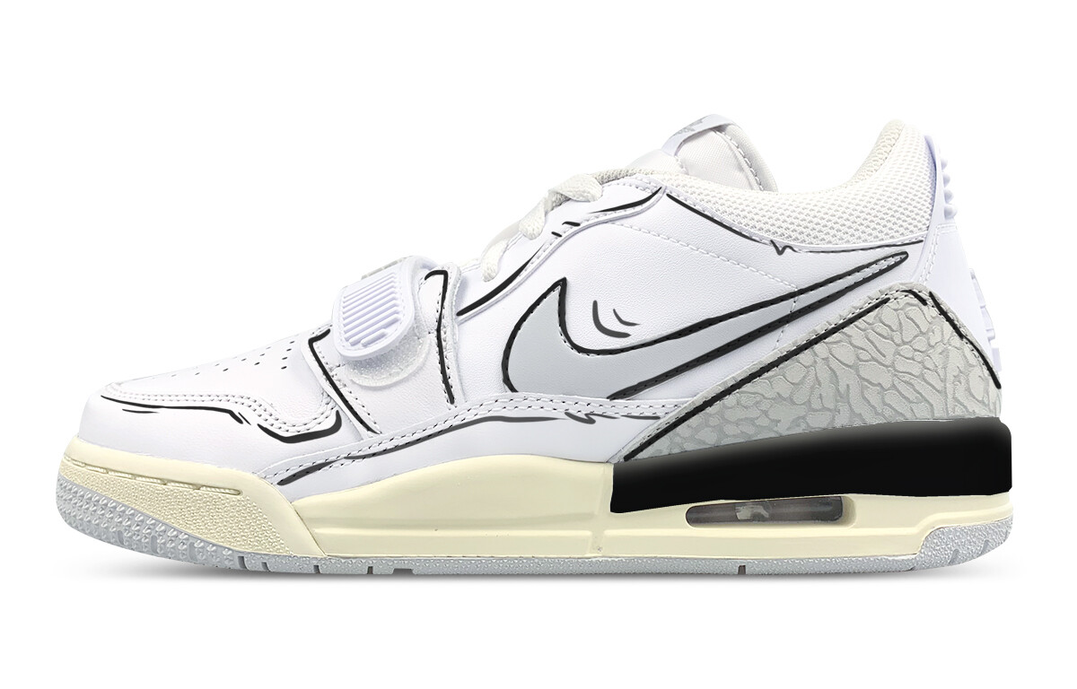 Кроссовки Jordan Legacy 312 Vintage Basketball Shoes Women's Low-top White/black, белый
Кроссовки Jordan Legacy 312 Vintage Basketball Shoes Women's Low-top White/black, белый