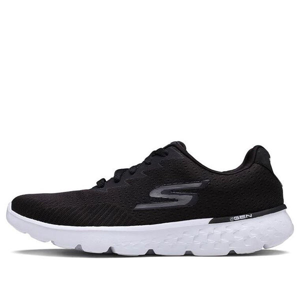 Кроссовки go run 400 generate low black/white Skechers, черный
Кроссовки go run 400 generate low black/white Skechers, черный