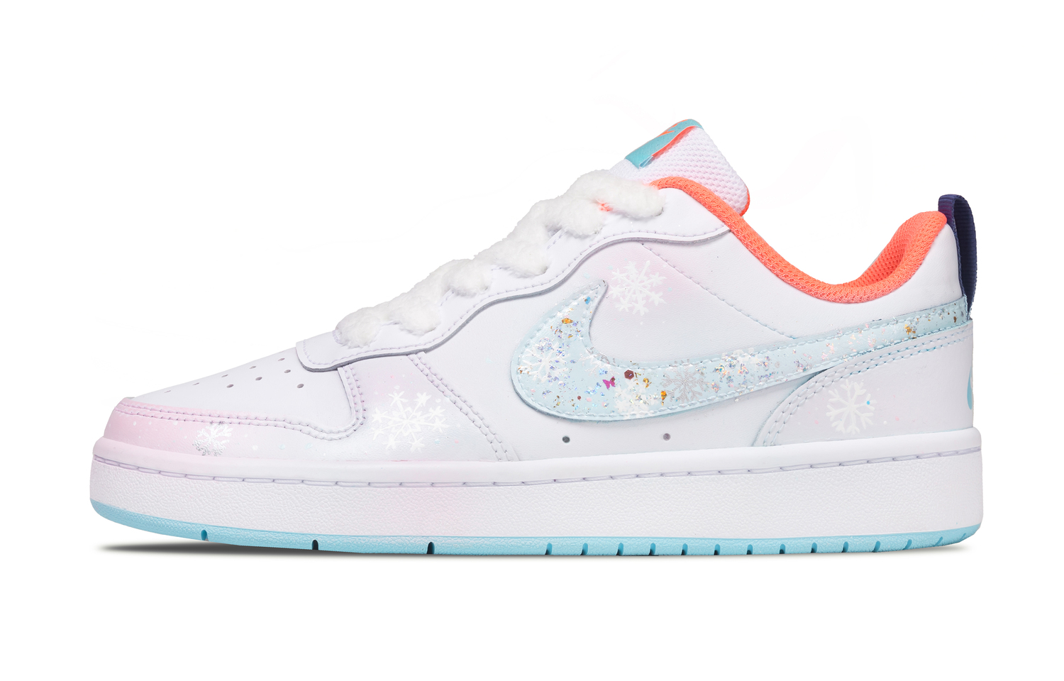 Nike Court Borough 2 Icy Snow Adventure устойчивые к истиранию низкие детские скейтборд-кроссовки White для подростков
Nike Court Borough 2 Icy Snow Adventure устойчивые к истиранию низкие детские скейтборд-кроссовки White для подростков