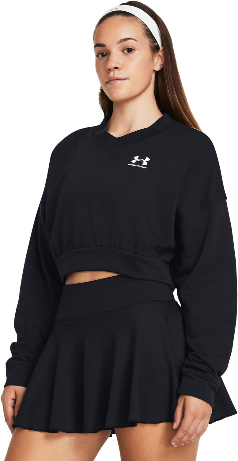 Толстовка Under Armour Rival Terry Oversized Cropped Crew, черный/белый
Толстовка Under Armour Rival Terry Oversized Cropped Crew, черный/белый