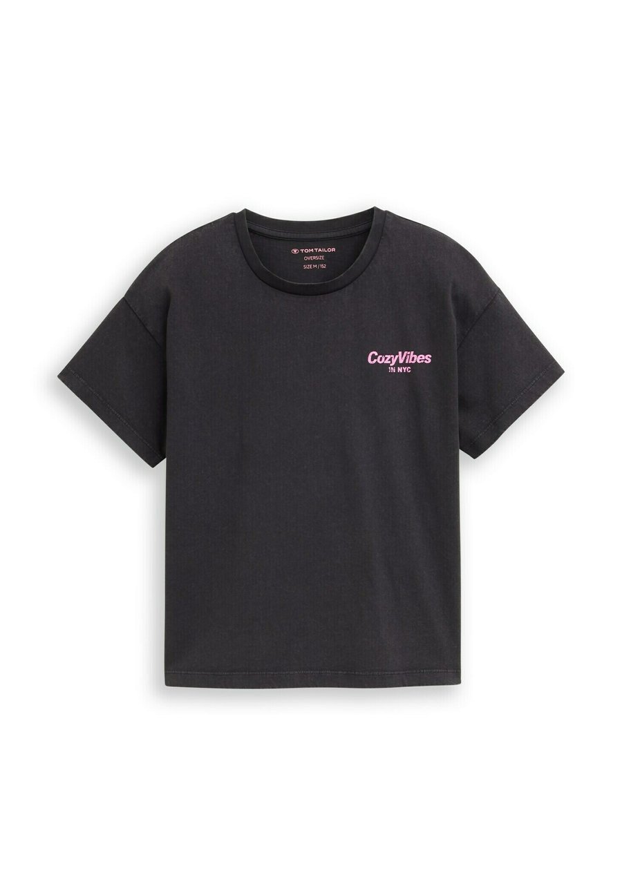 Футболка TOM TAILOR MIT RÜCKENPRINT, Heavy Black/Black
Футболка TOM TAILOR MIT RÜCKENPRINT, Heavy Black/Black