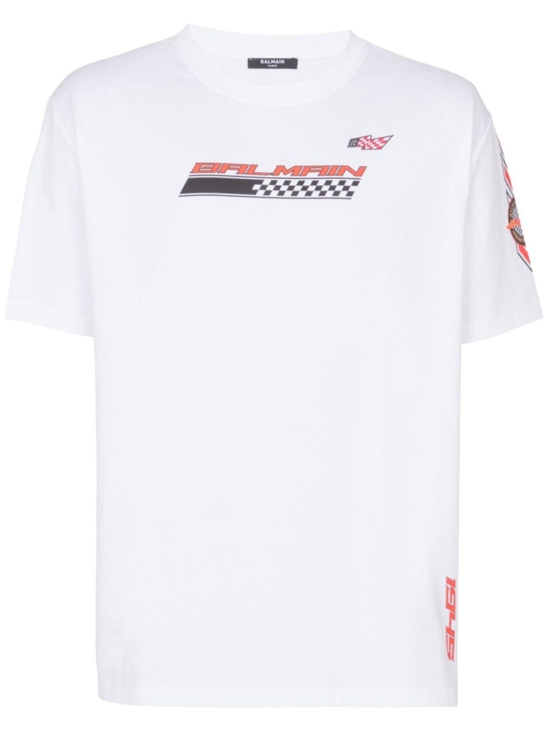 Balmain футболка из гоночного хлопка, белый
Balmain футболка из гоночного хлопка, белый
