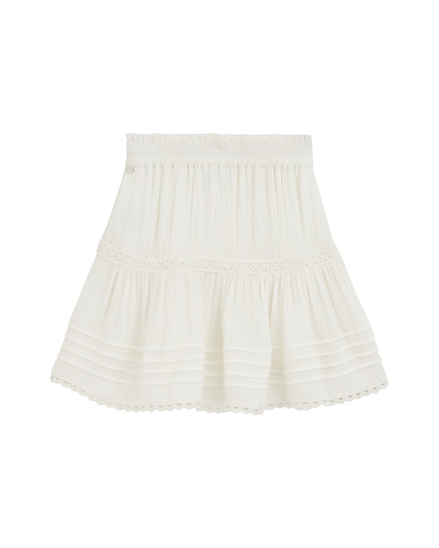 Юбка WE Fashion, белый 
Юбка WE Fashion, белый