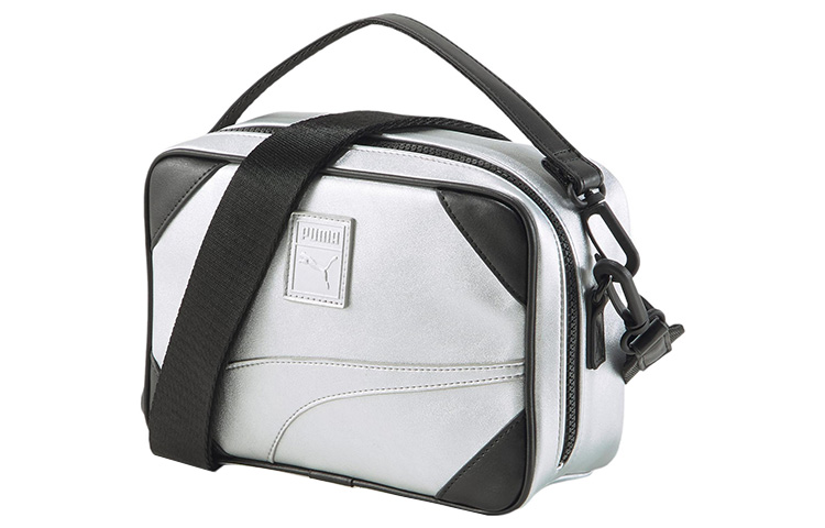 Полиуретановая сумка через плечо кроссбодди мини мужская металлик серебристый PUMA
Полиуретановая сумка через плечо кроссбодди мини мужская металлик серебристый PUMA