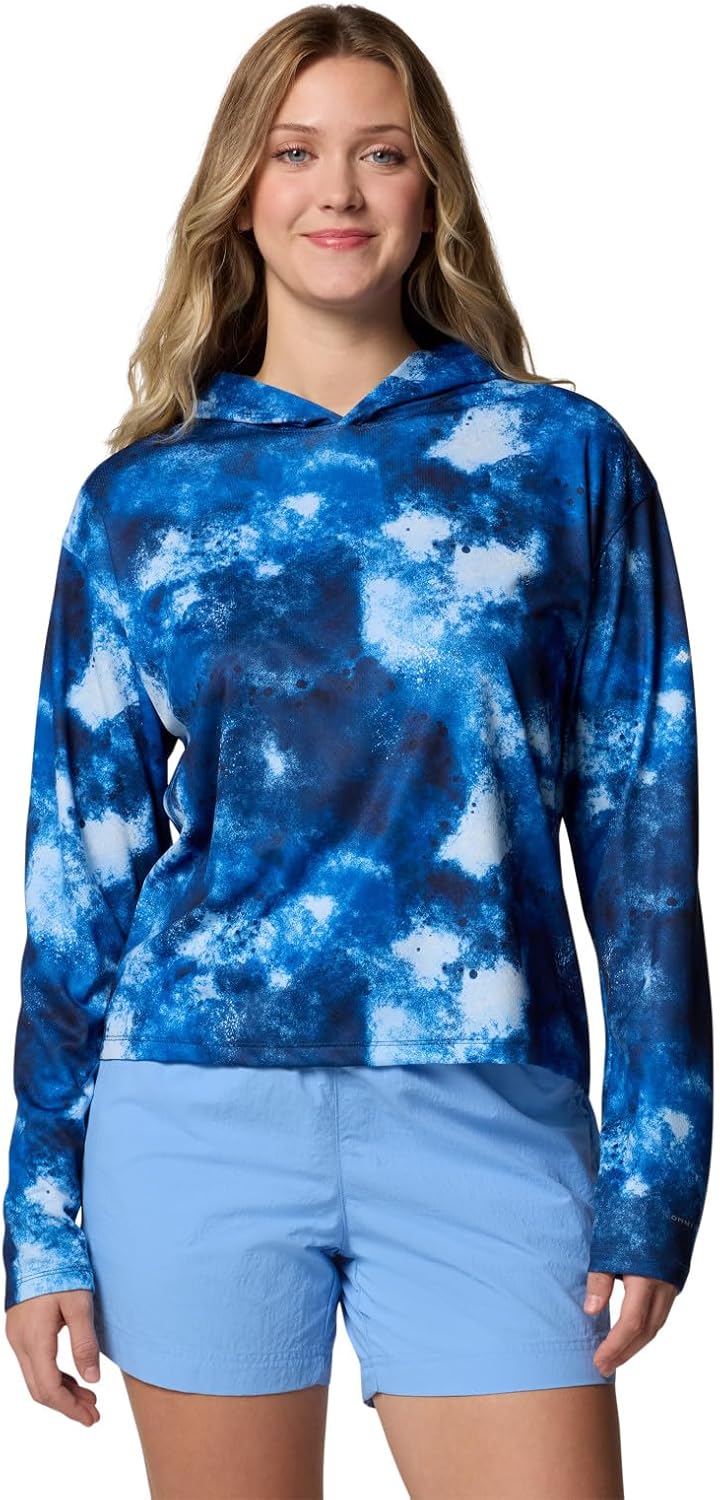 Columbia женская толстовка с капюшоном Pfg Solar Stream Printed, Vivid Blue Seafoamed
Columbia женская толстовка с капюшоном Pfg Solar Stream Printed, Vivid Blue Seafoamed