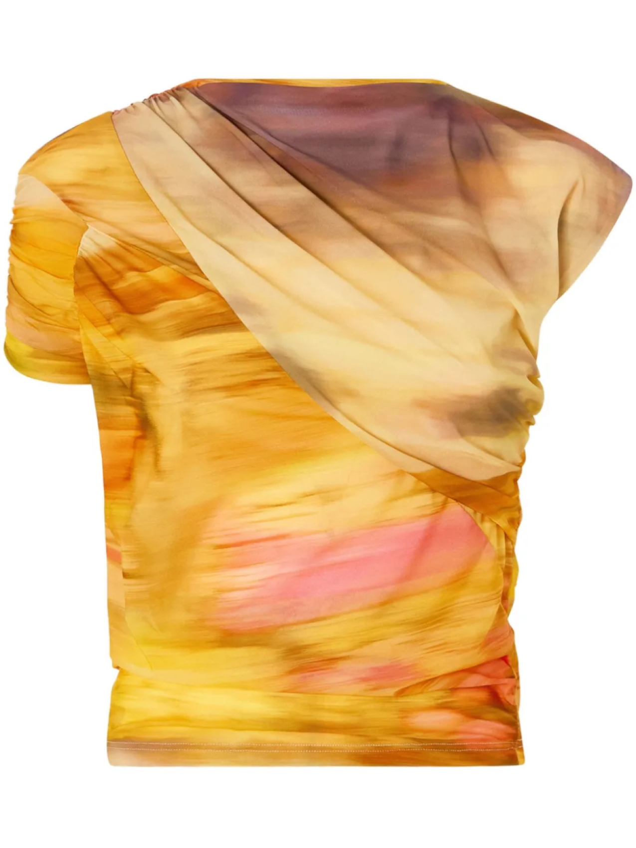 Асимметричная футболка PINKO, желтый
Асимметричная футболка PINKO, желтый