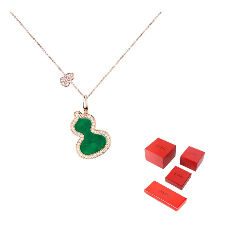 Qeelin Wulu Necklace Collection 18K Rose Gold Necklaces Women's
Qeelin Wulu Necklace Collection 18K Rose Gold Necklaces Women's