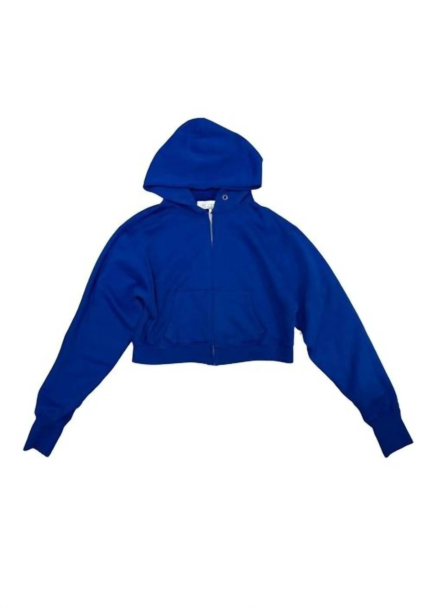 Женская структурированная укороченная толстовка Zendaya с застежкой-молнией в цвете Electrico LES TIEN
Женская структурированная укороченная толстовка Zendaya с застежкой-молнией в цвете Electrico LES TIEN