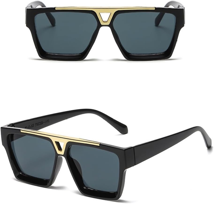 Солнцезащитные очки квадратной формы для женщин 2027 года, большие солнцезащитные очки в винтажном стиле, дизайнерские очки с защитой от УФ-излучения UV400 MTZJH, Black
Солнцезащитные очки квадратной формы для женщин 2027 года, большие солнцезащитные очки в винтажном стиле, дизайнерские очки с защитой от УФ-излучения UV400 MTZJH, Black