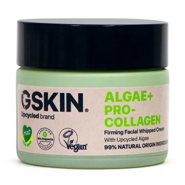 Укрепляющие взбитые сливки Algae + Pro-Collagen Gskin, 50 ml
Укрепляющие взбитые сливки Algae + Pro-Collagen Gskin, 50 ml