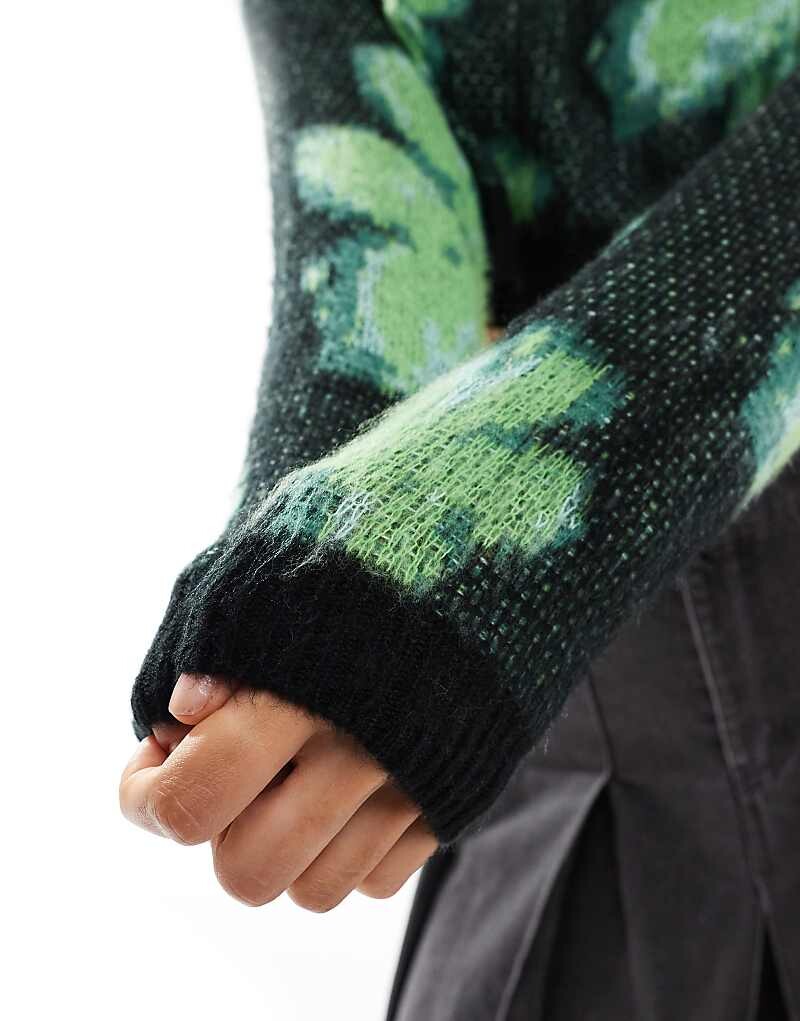 Noisy May – Черный фактурный вязаный свитер с цветочным узором
Noisy May – Черный фактурный вязаный свитер с цветочным узором