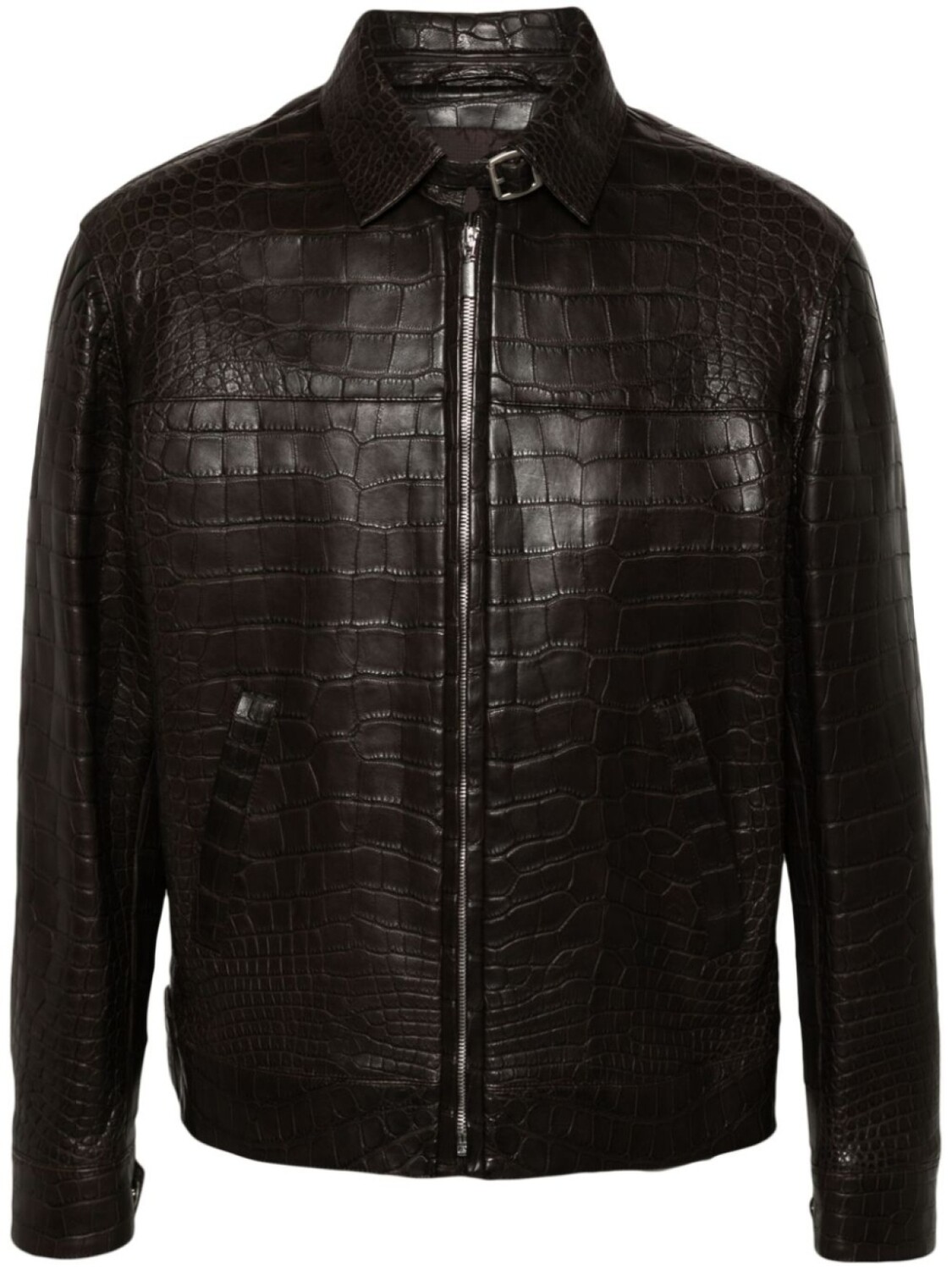 Brioni куртка с тиснением, коричневый
Brioni куртка с тиснением, коричневый