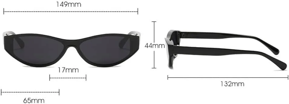 MUTYNE Модные маленькие цельные солнцезащитные очки для женщин в винтажном стиле «кошачий глаз», уникальные панк-очки с защитой от УФ-излучения UV400, Pink-brown
MUTYNE Модные маленькие цельные солнцезащитные очки для женщин в винтажном стиле «кошачий глаз», уникальные панк-очки с защитой от УФ-излучения UV400, Pink-brown