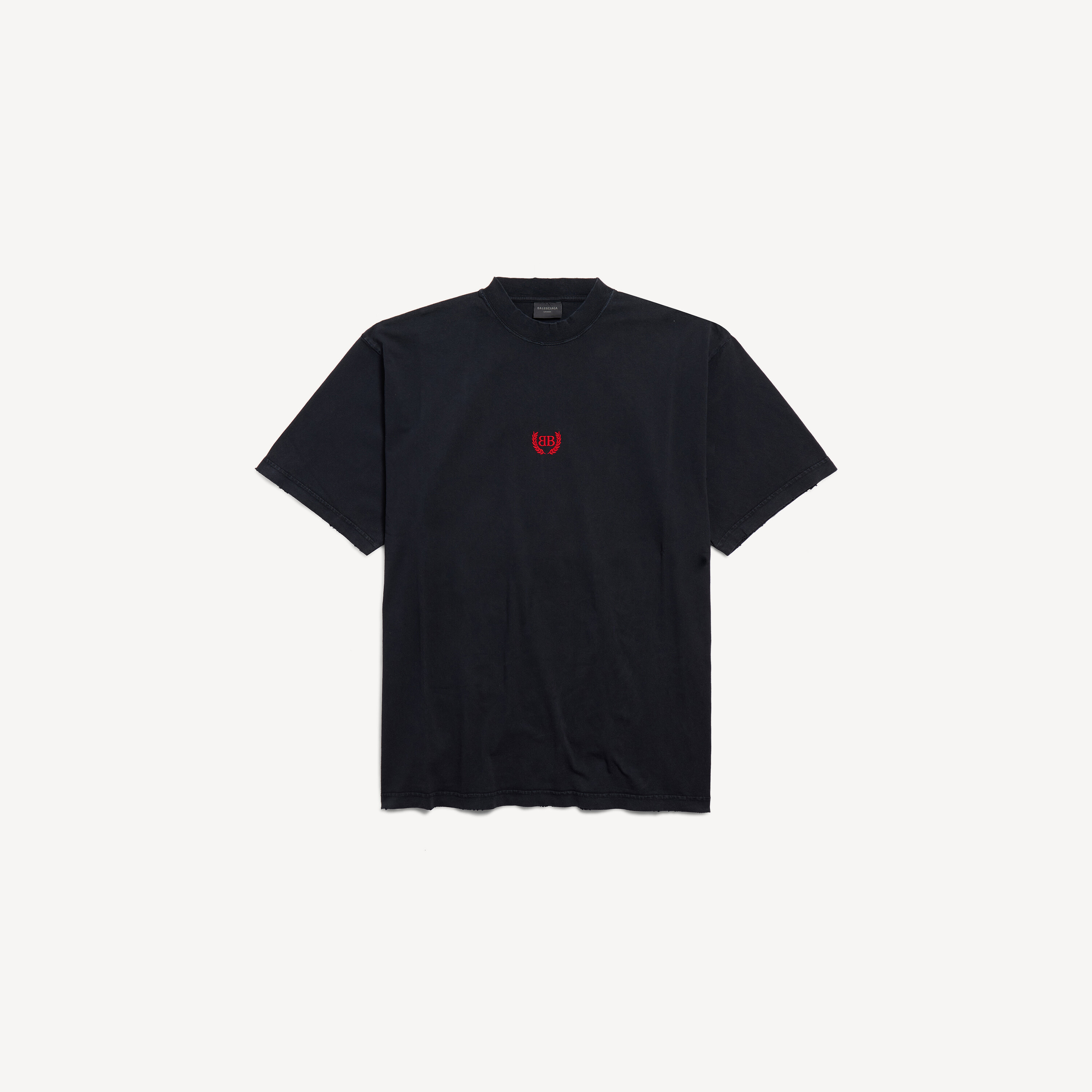 BALENCIAGA Мужская классическая футболка Laurel среднего кроя в выцветшем черном цвете
BALENCIAGA Мужская классическая футболка Laurel среднего кроя в выцветшем черном цвете