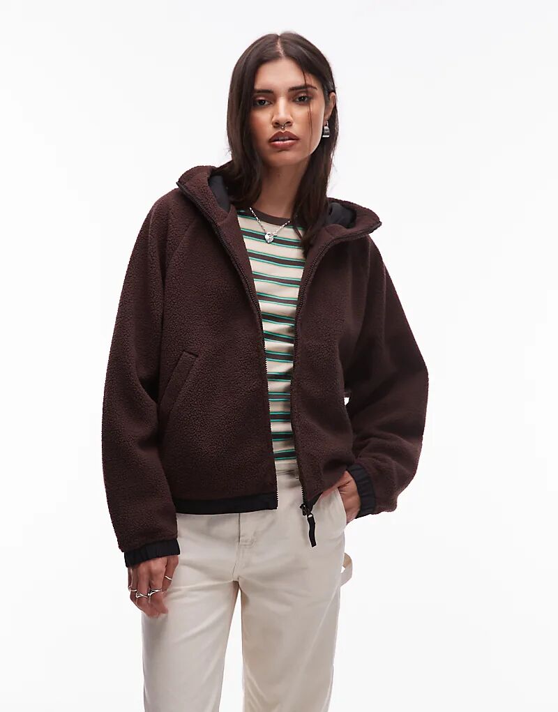 Флисовая куртка Carhartt WIP Helix с капюшоном темно-коричневого цвета
Флисовая куртка Carhartt WIP Helix с капюшоном темно-коричневого цвета