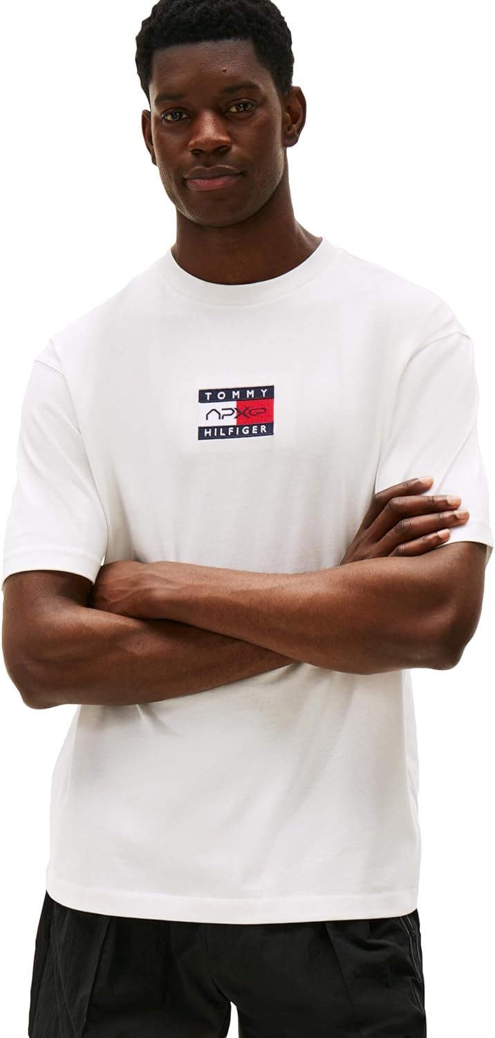 Мужская футболка Tommy Hilfiger APXGP с принтом флага, Ecru
Мужская футболка Tommy Hilfiger APXGP с принтом флага, Ecru