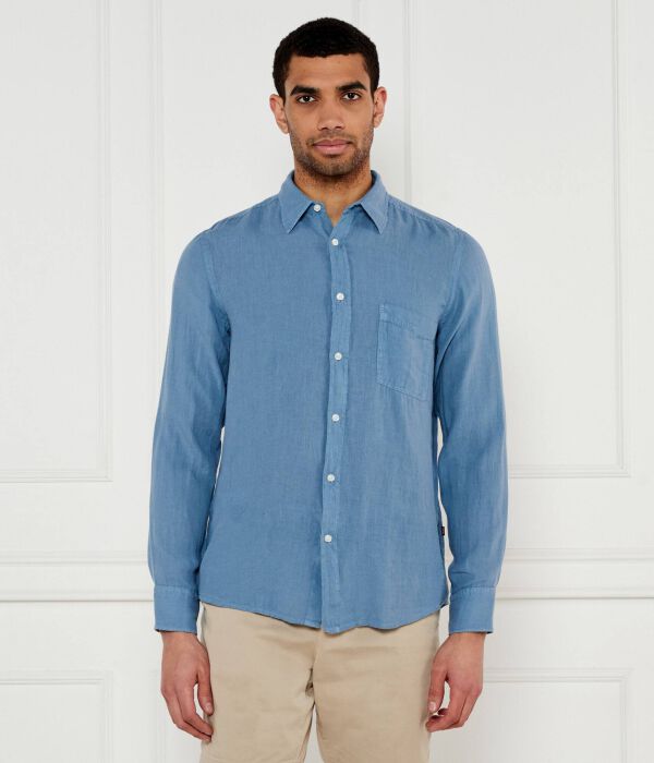 Льняная рубашка relegant_6 Regular fit Boss Orange, синий
Льняная рубашка relegant_6 Regular fit Boss Orange, синий