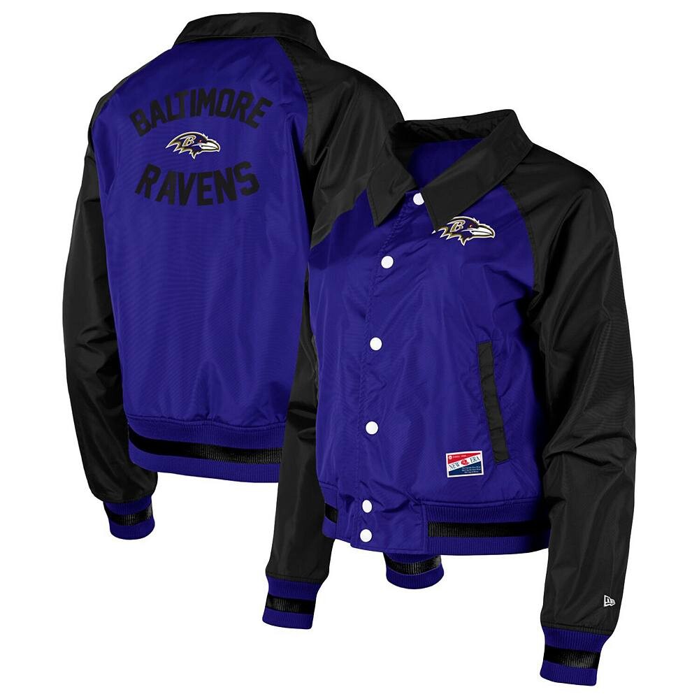 Женская фиолетовая куртка New Era Baltimore Ravens Coaches с длинными кнопками реглан, цвет Rav Purple
Женская фиолетовая куртка New Era Baltimore Ravens Coaches с длинными кнопками реглан, цвет Rav Purple