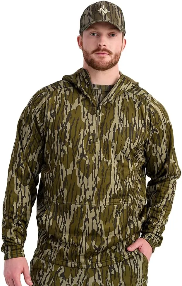 Nomad Spire 1/2 Zip Hoodie, Performance Hunting Hoodie с влагоотводящими свойствами и камуфляжным дизайном Mossy Oak
Nomad Spire 1/2 Zip Hoodie, Performance Hunting Hoodie с влагоотводящими свойствами и камуфляжным дизайном Mossy Oak