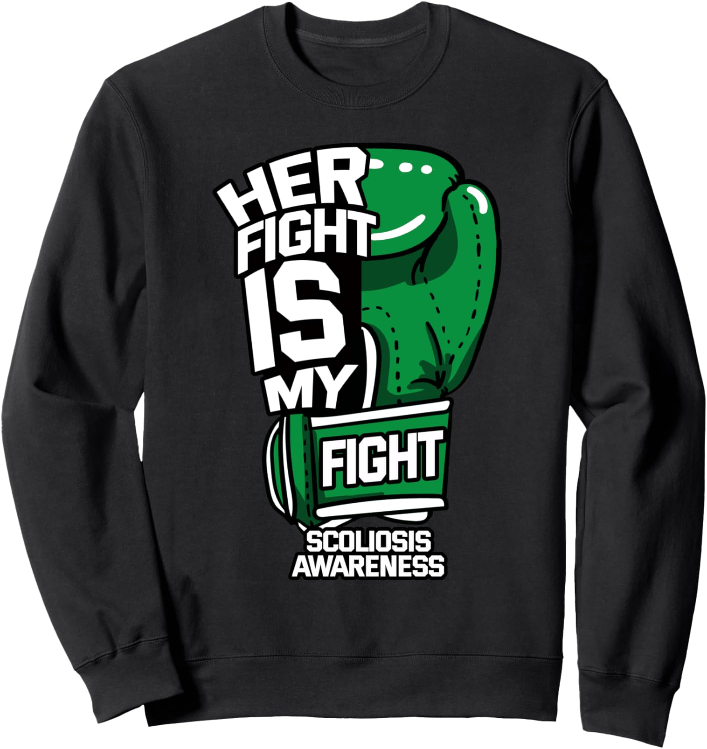 «Ее борьба - моя борьба», толстовка с изображением сколиоза и сколиометра, черная Cute Spinal Stenosis Awareness Apparel
«Ее борьба - моя борьба», толстовка с изображением сколиоза и сколиометра, черная Cute Spinal Stenosis Awareness Apparel