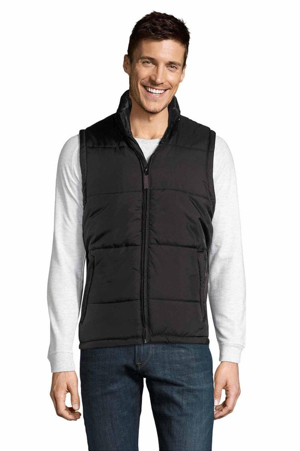 Теплая утепленная куртка с подкладкой SOL'S, черный 
Теплая утепленная куртка с подкладкой SOL'S, черный