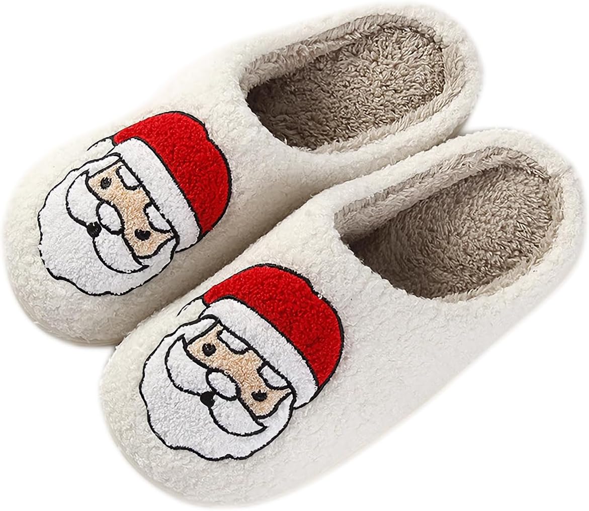 Рождественские тапочки с Санта-Клаусом и оленями - мягкие плюшевые уютные домашние тапочки для женщин и мужчин, для дома и улицы Qubuwalk, Santa Claus
Рождественские тапочки с Санта-Клаусом и оленями - мягкие плюшевые уютные домашние тапочки для женщин и мужчин, для дома и улицы Qubuwalk, Santa Claus