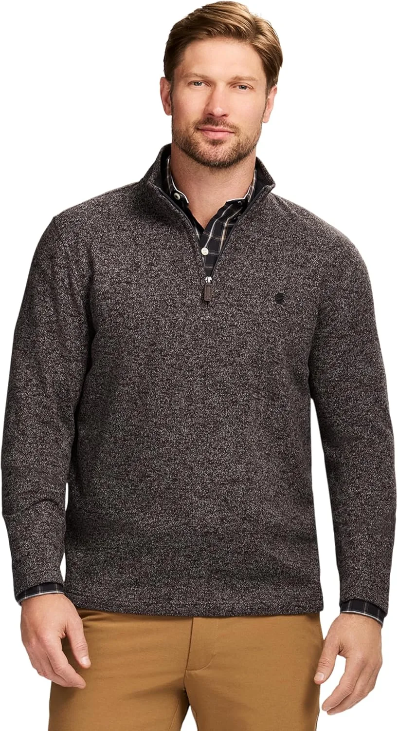 Свитер флис Quarter Zip — LT Grey HTHR IZOD
Свитер флис Quarter Zip — LT Grey HTHR IZOD
