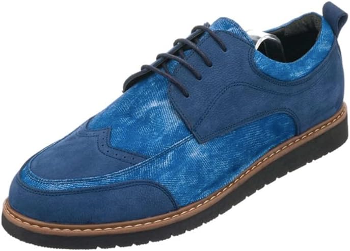 Мужские туфли DALGALA из нубука синего джинсового цвета и ткани большого размера, ручной работы, оксфорды на шнуровке, мужские броги, повседневная обувь
Мужские туфли DALGALA из нубука синего джинсового цвета и ткани большого размера, ручной работы, оксфорды на шнуровке, мужские броги, повседневная обувь