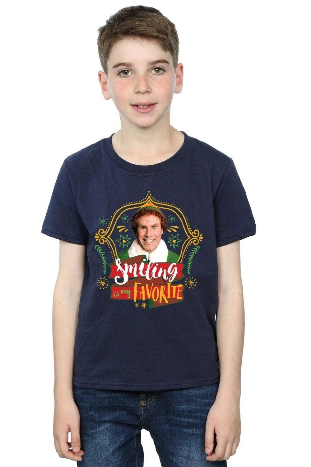 Футболка с улыбкой Бадди Elf, темно-синий
Футболка с улыбкой Бадди Elf, темно-синий