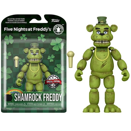 Funko Five Nights at Freddy's, коллекционная фигурка, Five Nights at Freddy's, Shamrock Freddy
Funko Five Nights at Freddy's, коллекционная фигурка, Five Nights at Freddy's, Shamrock Freddy