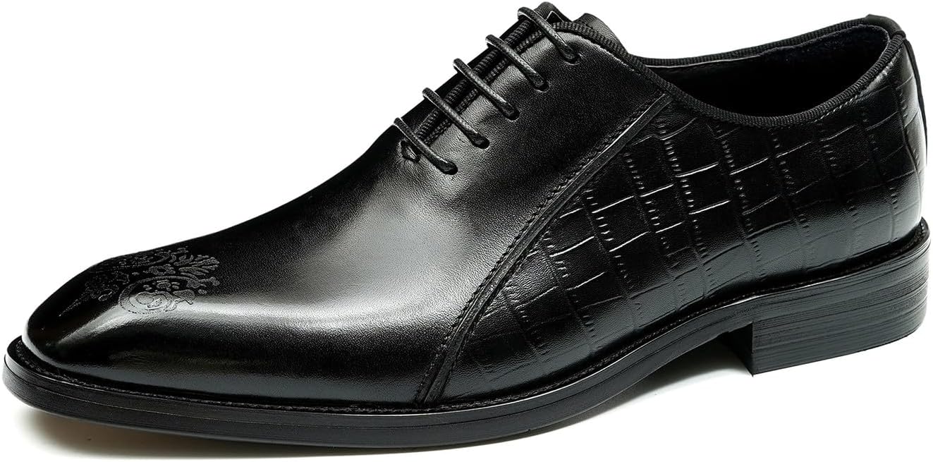 Мужские оксфорды Santimon, формальные туфли дерби из натуральной кожи, с простым носком, броги, современные туфли для костюма, модные мужские легкие туфли для выпускного, свадьбы, смокинга, бизнеса и повседневного ношения, удобные, черный
Мужские оксфорды Santimon, формальные туфли дерби из натуральной кожи, с простым носком, броги, современные туфли для костюма, модные мужские легкие туфли для выпускного, свадьбы, смокинга, бизнеса и повседневного ношения, удобные, черный