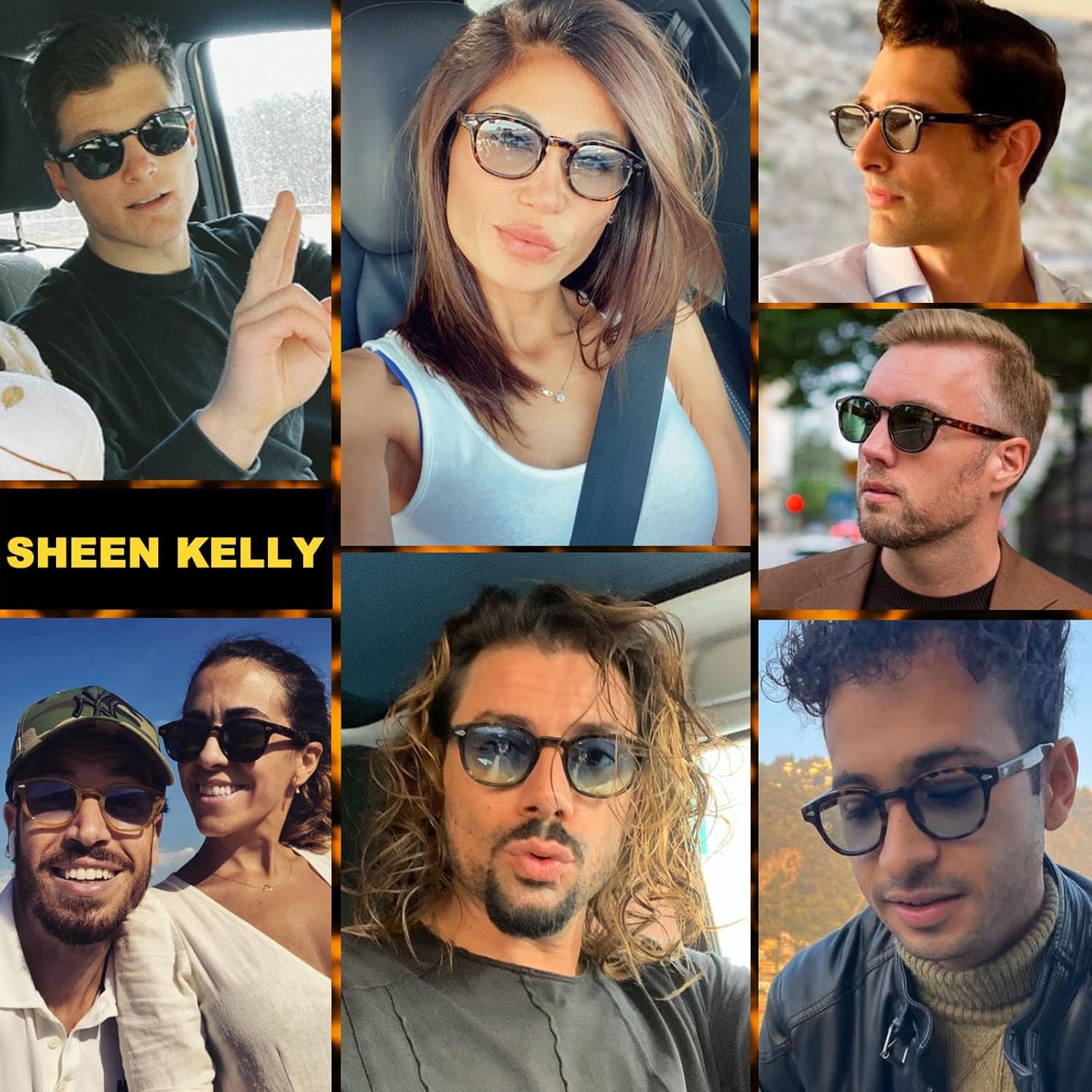 Солнцезащитные очки SHEEN KELLY из ацетата с поляризованными линзами, ретро-овальной формы, для мужчин и женщин, винтажные круглые очки в стиле пиратского капитана Джонни Деппа, 10
Солнцезащитные очки SHEEN KELLY из ацетата с поляризованными линзами, ретро-овальной формы, для мужчин и женщин, винтажные круглые очки в стиле пиратского капитана Джонни Деппа, 10