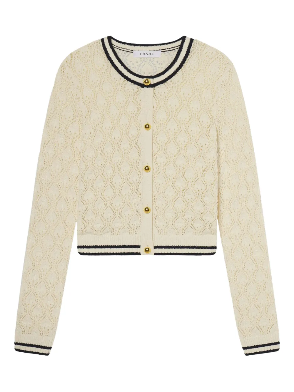 Вязаный кардиган FRAME, нейтральный
Вязаный кардиган FRAME, нейтральный