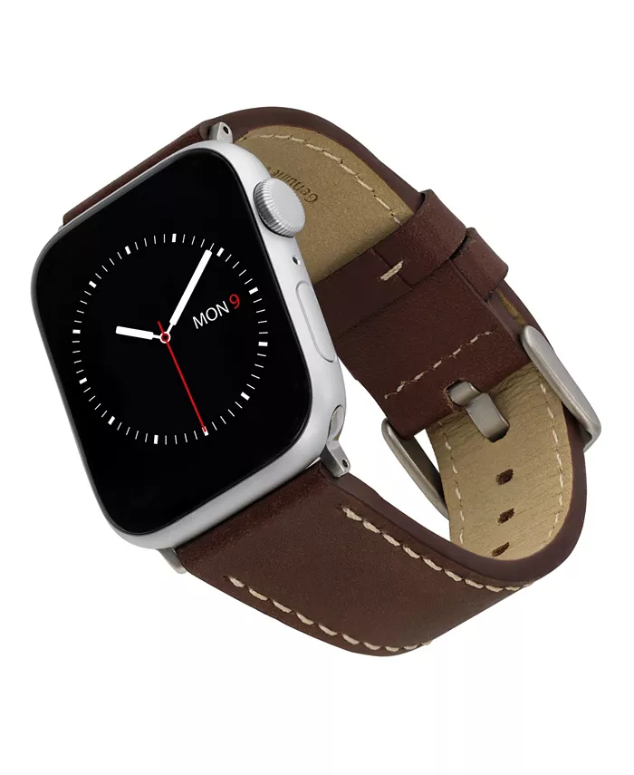 Гладкий коричневый кожаный ремешок для Apple Watch 42 мм (только Series 1-3) и 44/45/46/49 мм (Ultra и Ultra 2) WITHit
Гладкий коричневый кожаный ремешок для Apple Watch 42 мм (только Series 1-3) и 44/45/46/49 мм (Ultra и Ultra 2) WITHit