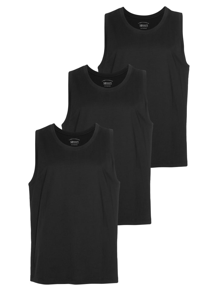 Man's World Черная майка-борцовка
Man's World Черная майка-борцовка