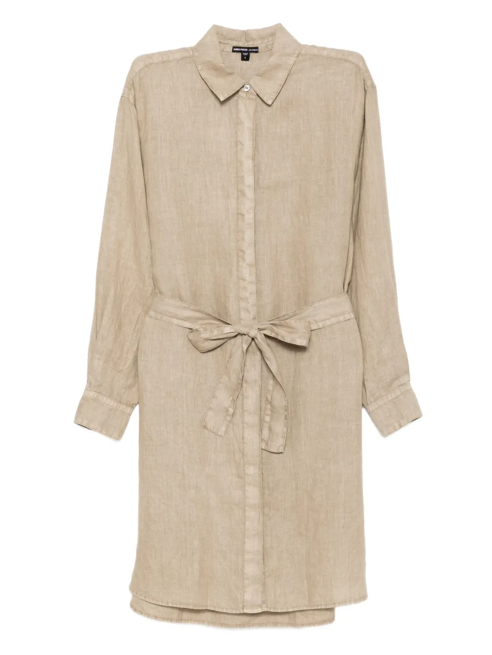 Льняное платье-рубашка James Perse, нейтральный
Льняное платье-рубашка James Perse, нейтральный