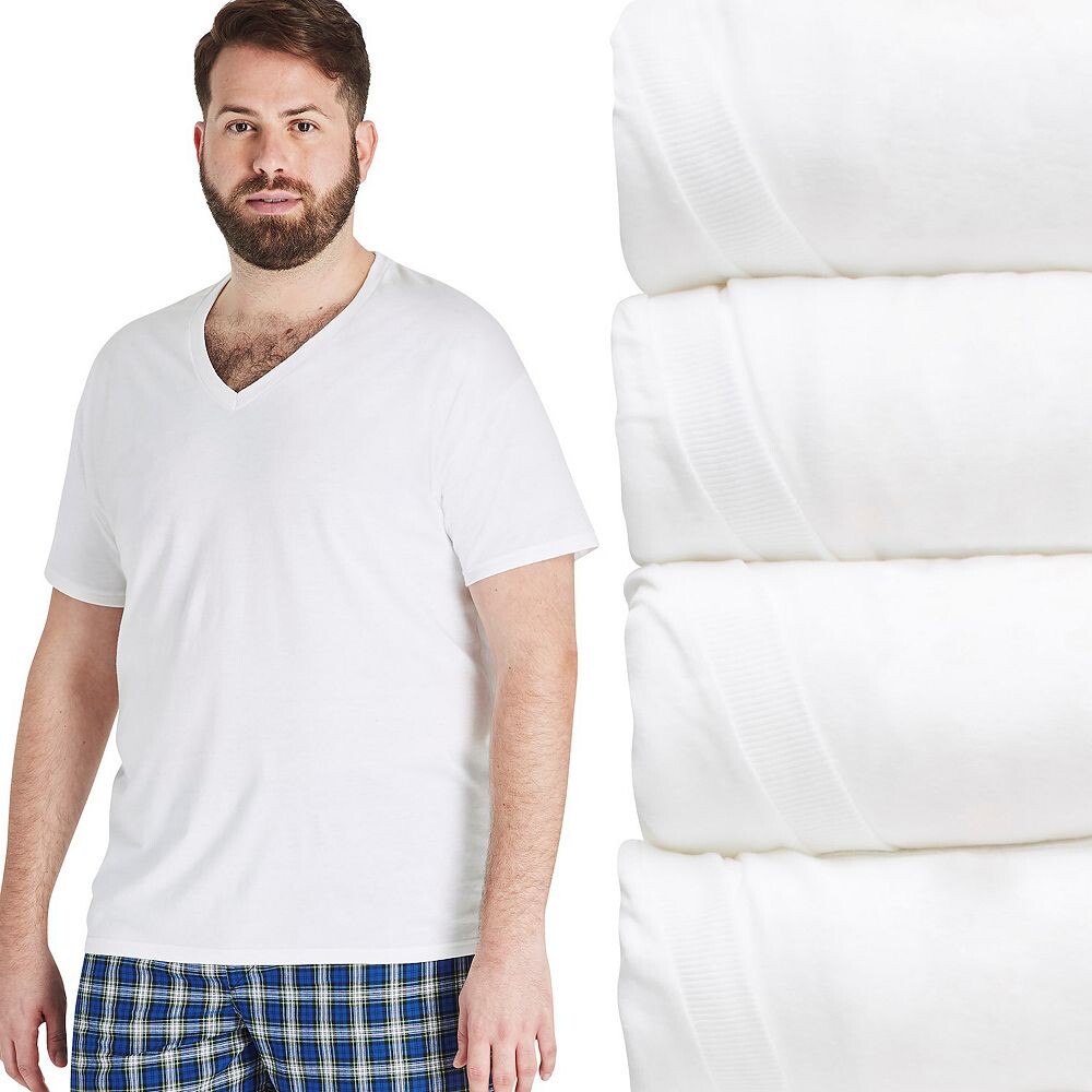 Big & Tall Hanes Ultimate Cool Comfort FreshIQ Футболки с V-образным вырезом, 4 шт., белый
Big & Tall Hanes Ultimate Cool Comfort FreshIQ Футболки с V-образным вырезом, 4 шт., белый