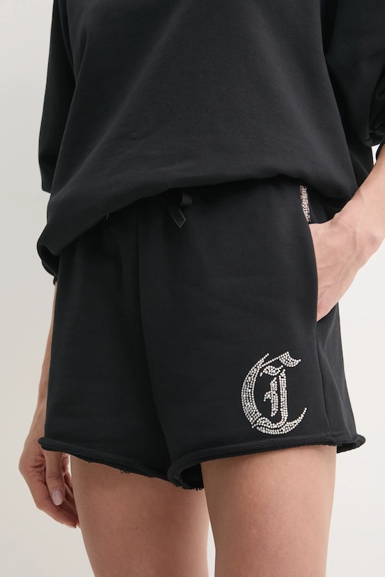 Хлопковые шорты Just Cavalli, черный
Хлопковые шорты Just Cavalli, черный