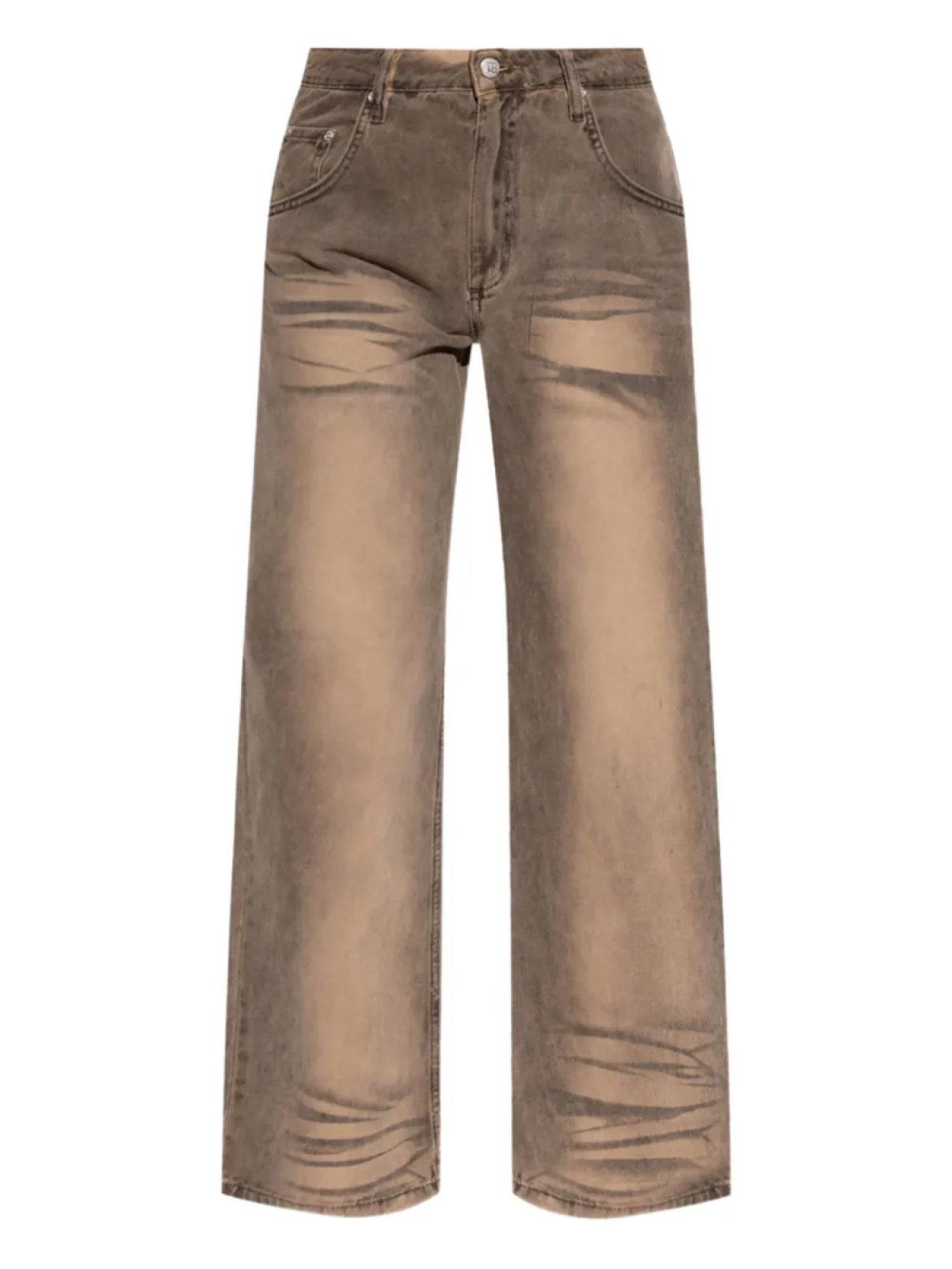 Джинсы с нашивкой-логотипом MISBHV, коричневый 
Джинсы с нашивкой-логотипом MISBHV, коричневый