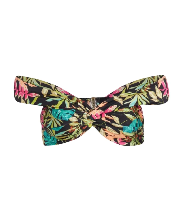 Черный тропический топ от бикини Patbo, мультиколор
Черный тропический топ от бикини Patbo, мультиколор